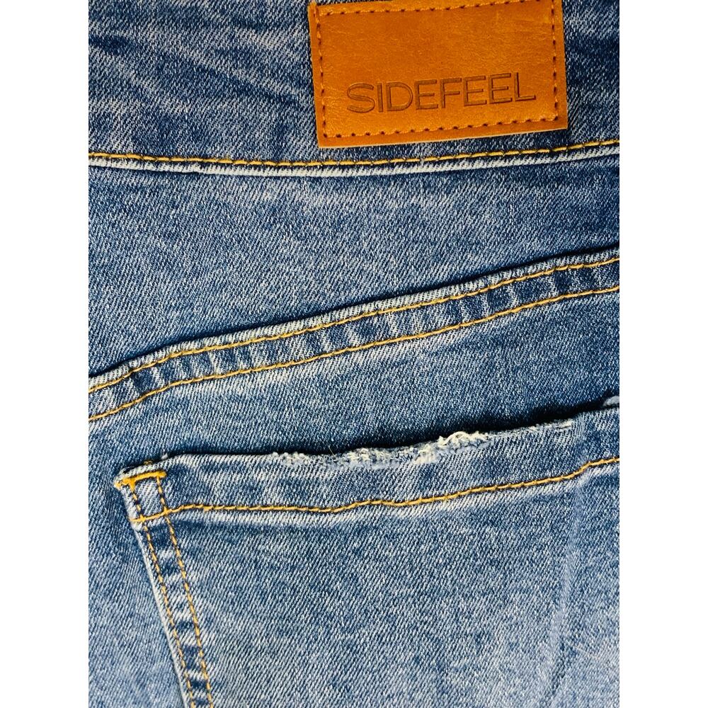 Sidefeel Barrel Jeans 10 Medium Wash Trendy - Picture 5 of 8
